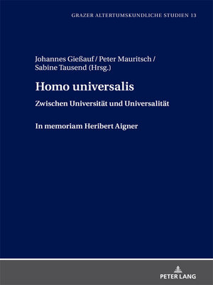 cover image of Homo universalis